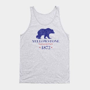 The Birth of Yellowstone: America's First National Park in 1872 Tank Top